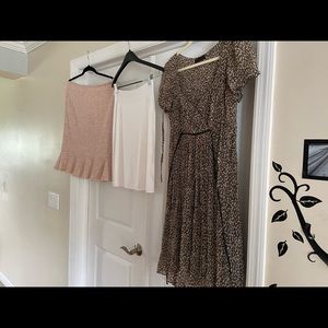 Bundle of clothes (2 skirts and a summer dress)
